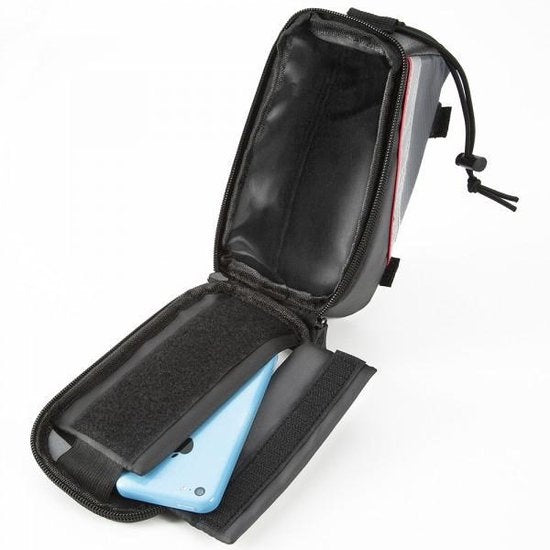 TecTake - Sacoche de vélo pour smartphone etc. noir rouge M 401608