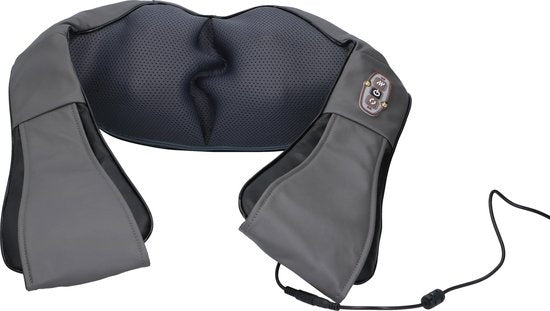 Coussin de massage shiatsu électrique Grundig - Appareil de massage pour la nuque - 8 boutons de massage - Fonction chaleur