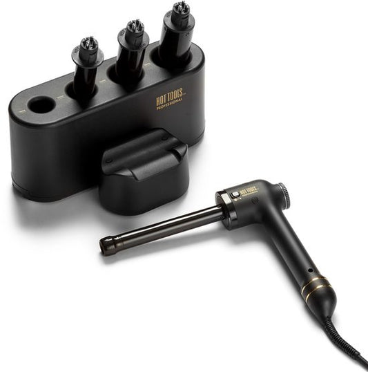 Hot Tools - Professionnel - Kit de bouclage - Fers à boucler 18 mm, 25 mm, 32 mm, 38 mm - Boucles - Outils de coiffure - Boucles