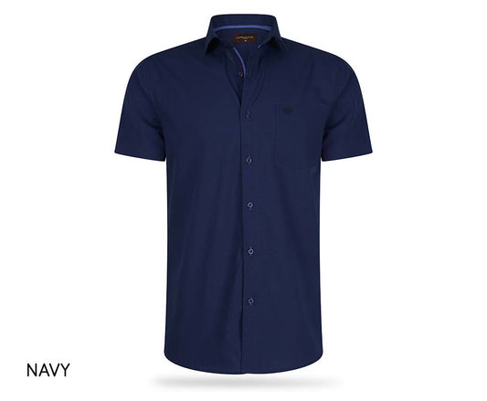 Cappuccino Short Sleeve Shirt Navy Size L