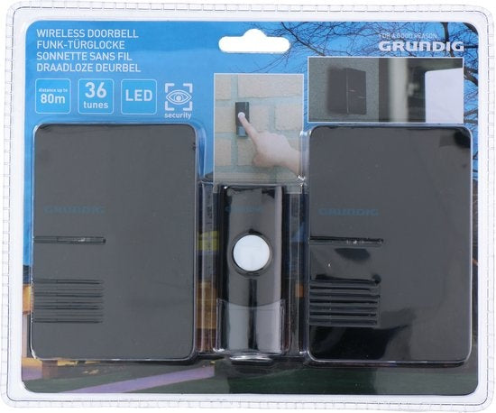 Sonnette Grundig avec 2 récepteurs + LED