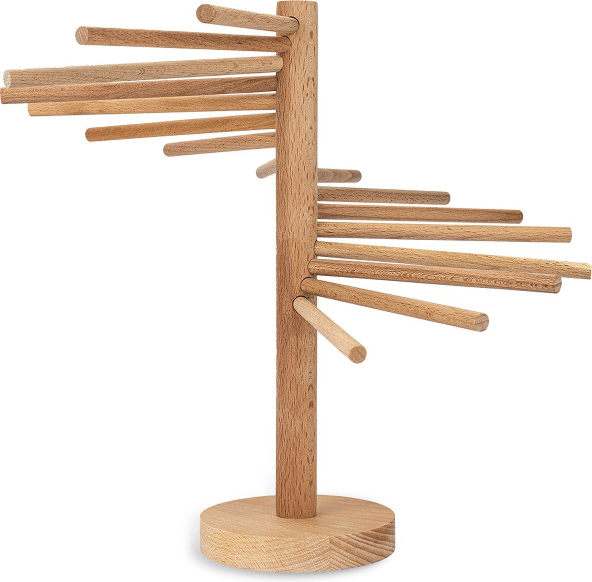 Nimma® Portoir pour le séchage des pâtes - Portoir pliable pour les pâtes - Fabriquez vos propres spaghettis - Jusqu'à 2,5 KG - Bambou