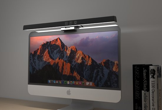 Vlectro - Lampe écran pour ordinateur portable ou PC - Vlectro - 50 cm - Noir