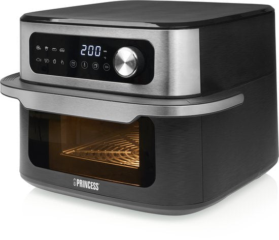 Friteuse à air chaud Princess - MaxiCrisp Digital Airfryer 10 L - 182262 - 1 700 W - 8 programmes de cuisson - Sans PFAS - Adaptée à la pizza - Très grande capacité