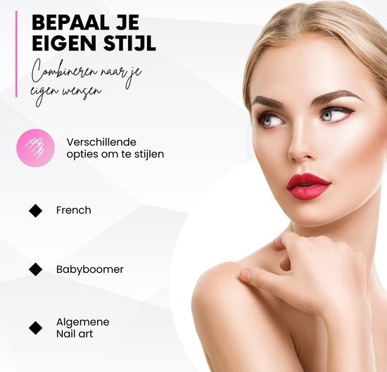 Moods Gellac - Kit de démarrage de poudre à tremper - The Nude - 6 couleurs - Pack de démarrage pour ongles acryliques - Dip Nails