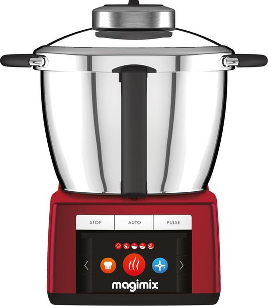 Robot de cuisine à induction Magimix Cook Expert - Robot de cuisine avec 12 programmes - Rouge