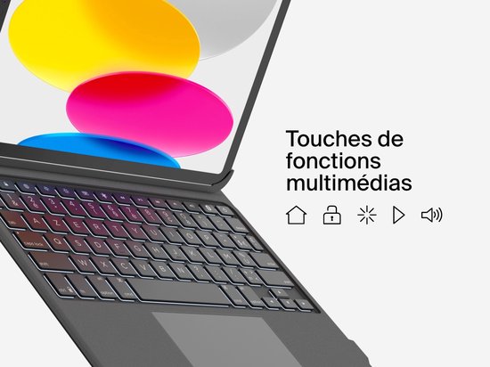 Belkin Everyday Cradle Keyboard Folio - iPad 10e - AZERTY