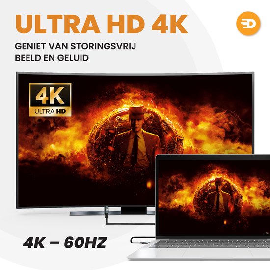 Drivv. Câble USB C vers USB C 3.2 - Chargeur rapide 100w - 4K 60Hz - 20GBs - 3 mètres - Convient à Samsung, Macbook, iPhone 15 et autres - Nylon - Gris