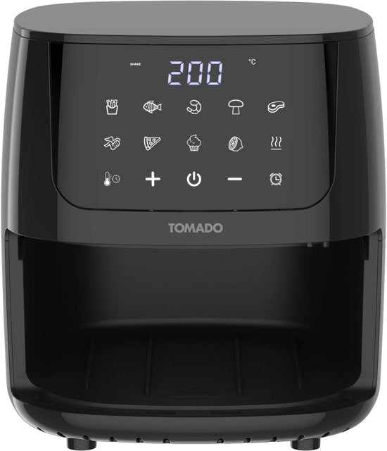 Tomado TAF2002B - Mini-friteuse à air chaud - 2 litres - Écran numérique - Sans PFAS