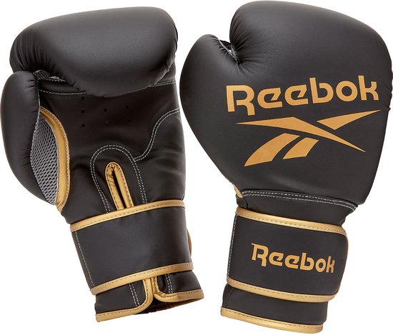 Gants de boxe Reebok noir/or 16 oz