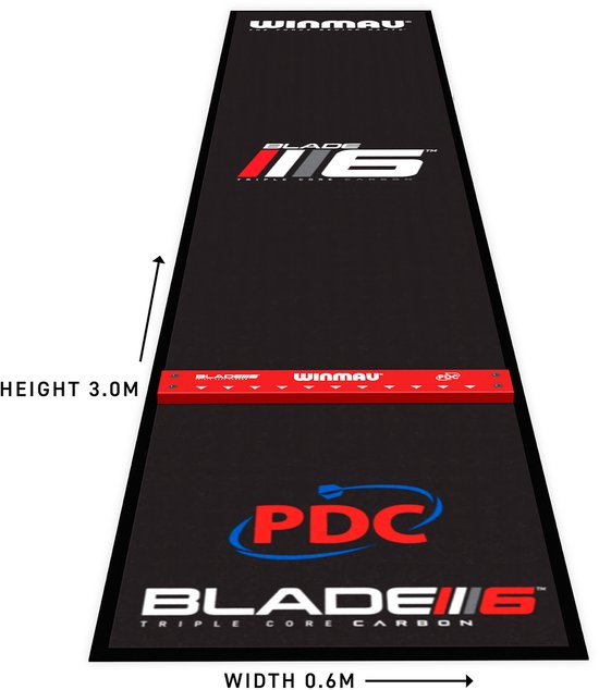 Tapis de fléchettes Winmau Pro Zone Precision Blade 6 Soft Feeling