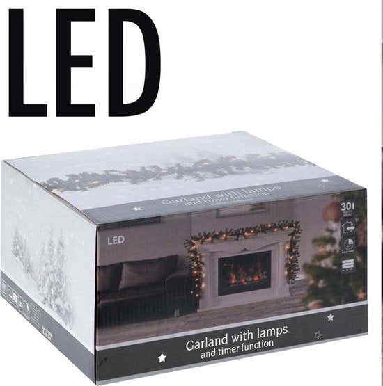 Nampook Guirlande - Inclut 30 lumières LED - 270cm