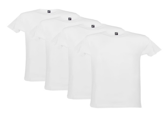 Alan Red 4-pack O-neck shirts derby white - taille L
