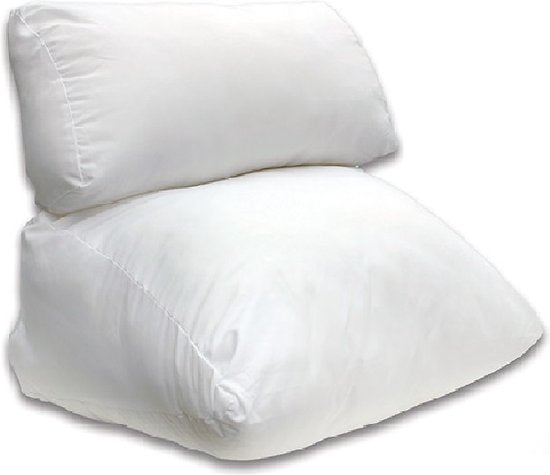 Oreiller Dreamolino Flip - Oreiller 10 en 1 - Détente - Sommeil - Soutien dorsal - Pour ceux qui dorment sur le ventre ou sur le côté - Coussin pour les jambes - Soutien de lecture - Rembourrage moelleux
