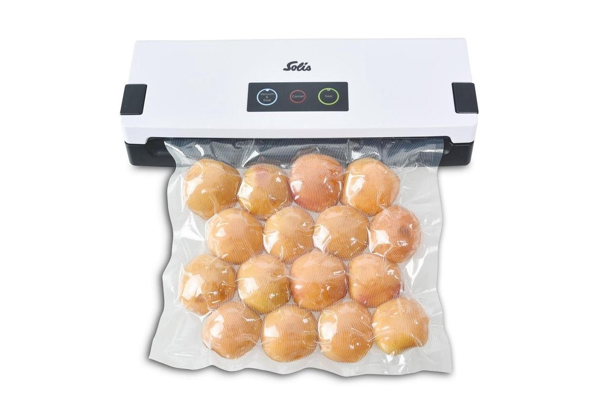 Solis Vac Quick 576 Machine à sceller sous vide avec raccord de tuyau - Blanc