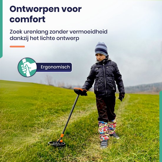 ODESSEY Détecteur de métaux pour enfants - Kit de démarrage - Sans fil - Enfants - Junior Huntsman