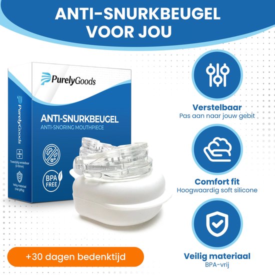 Dispositif anti-ronflement – PurelyGoods® – Ajustable – Nouveau modèle – Pour hommes et femmes