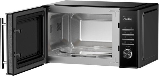 Micro-ondes Inventum MN257SB Solo - 25 L - 900 W - 8 programmes de cuisson - Écran - Fonction décongélation - Noir