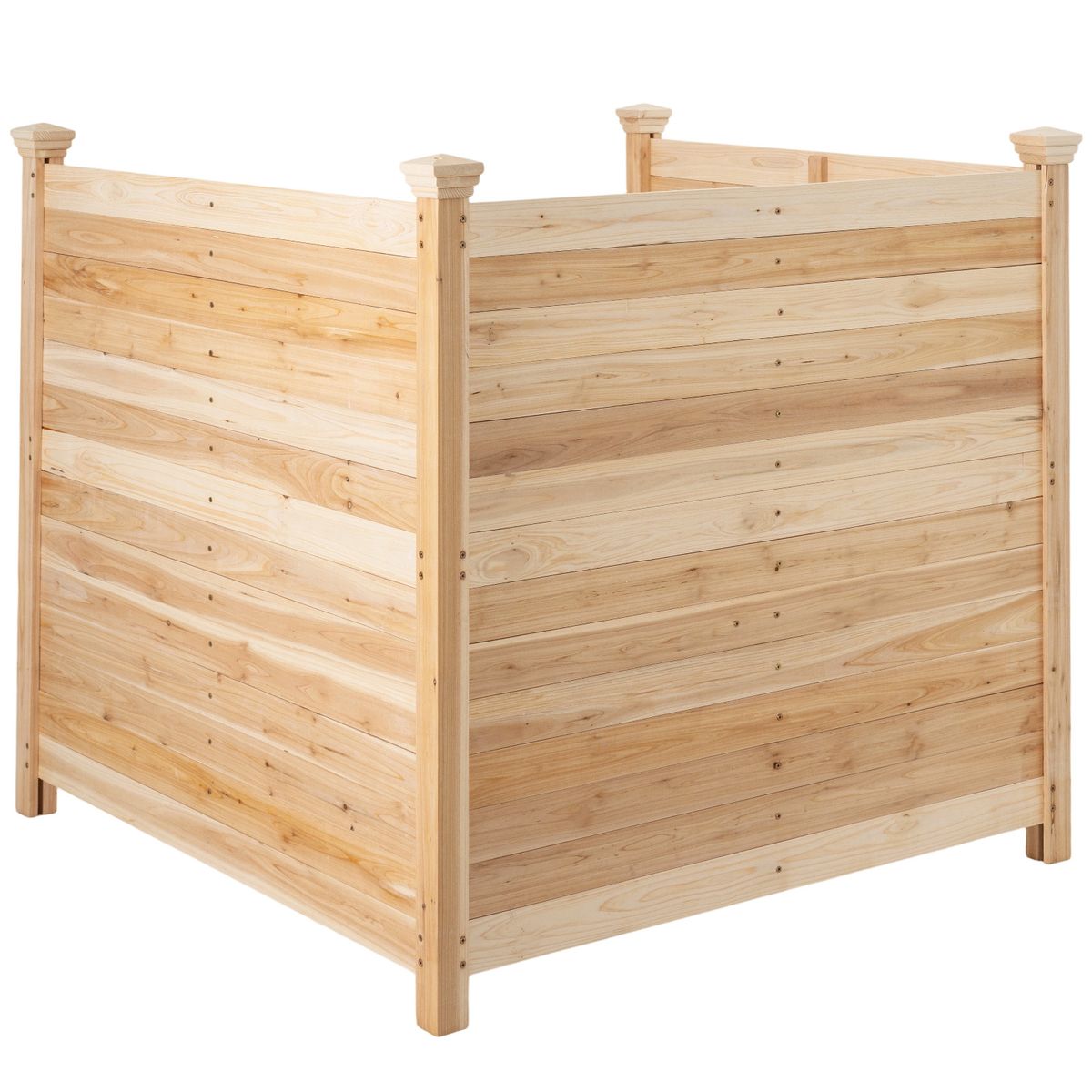 Clôture de jardin Coast - 3 panneaux - Bois de pin - Naturel - 119 x 119 x 115,5 cm