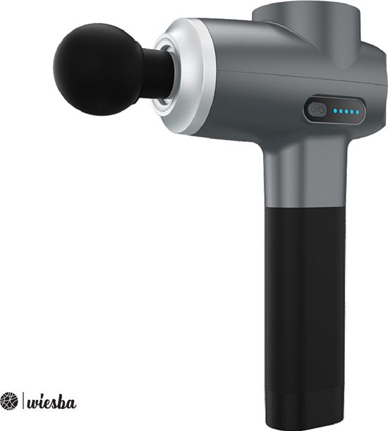 Beoka ® S6 Massage Gun PRO - Pistolet de massage professionnel - Appareil de massage sportif et de relaxation - Pistolet de massage noir - Etui inclus - Wiesba