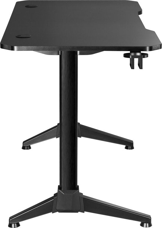 Pupitre de jeu - table d'ordinateur - bureau d'ordinateur - noir