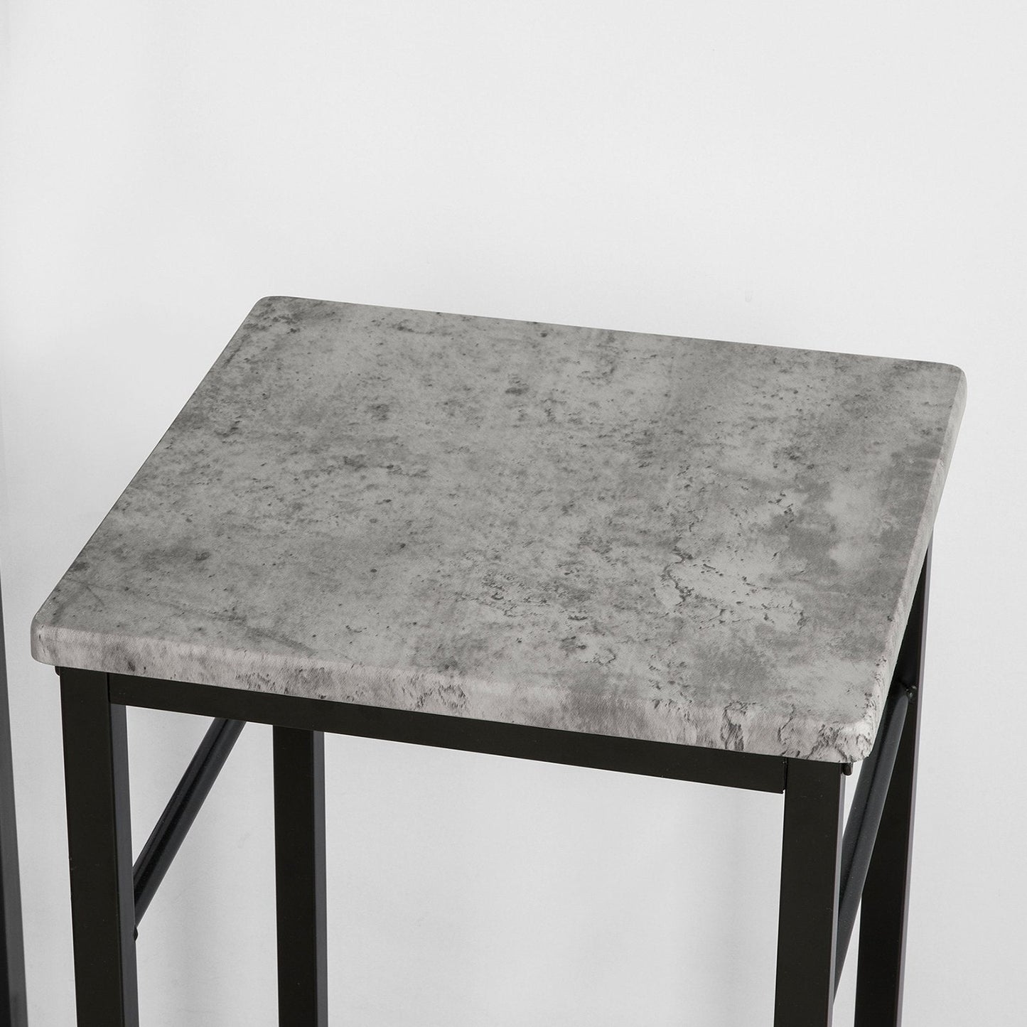 SoBuy Table Bistro - Moderne - 1 table + 2 Tabourets