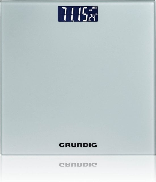 Balance - Grundig - Pèse-personne numérique - De 2 kg à 180 kg - Gris