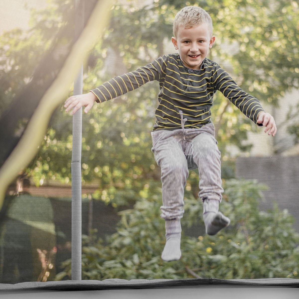 Filet de sécurité pour trampoline de jardin - Coast - Ø366 cm - Noir