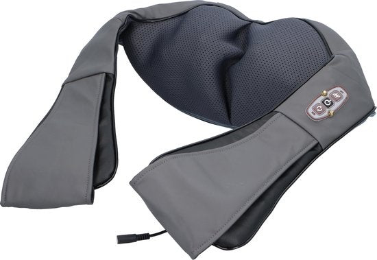 Coussin de massage shiatsu électrique Grundig - Appareil de massage pour la nuque - 8 boutons de massage - Fonction chaleur