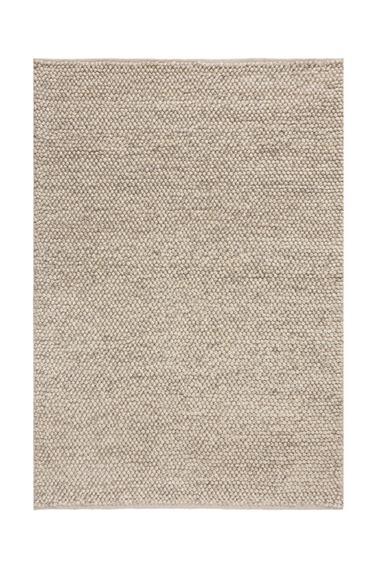Flair Rugs Tapis Minéraux - Mélange de laine tissé à la main - 170 x 120 cm - Naturel