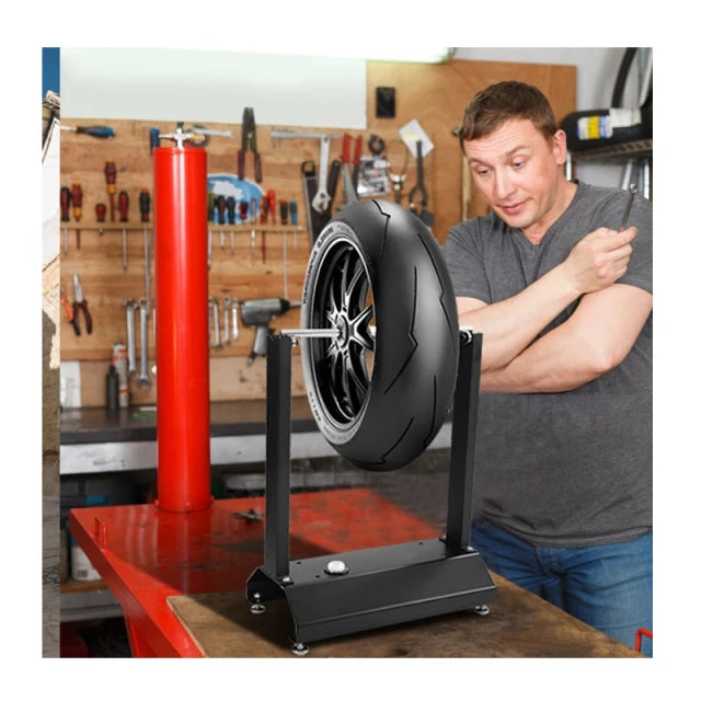 Coast Wheel Balancer - Portable - Aluminium - Réglable - 40.5 x 22 x 51 cm