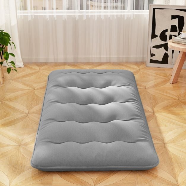 Matelas Futon japonais Coast - Matelas Tatami enroulable avec housse lavable et sac de transport - 90/140 x 200 x 10 cm