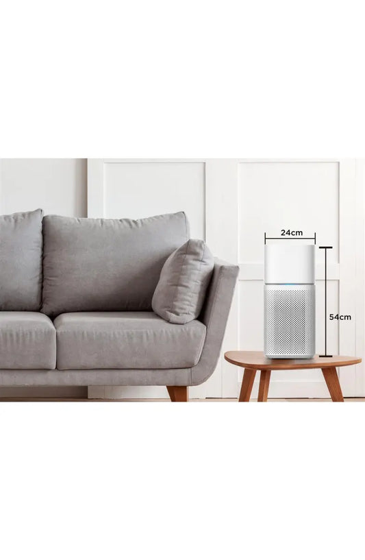 Hanseatic Purificateur d'air KJ400 - 35W - Affichage digital - Technologie ionique - Blanc - Pour les allergies