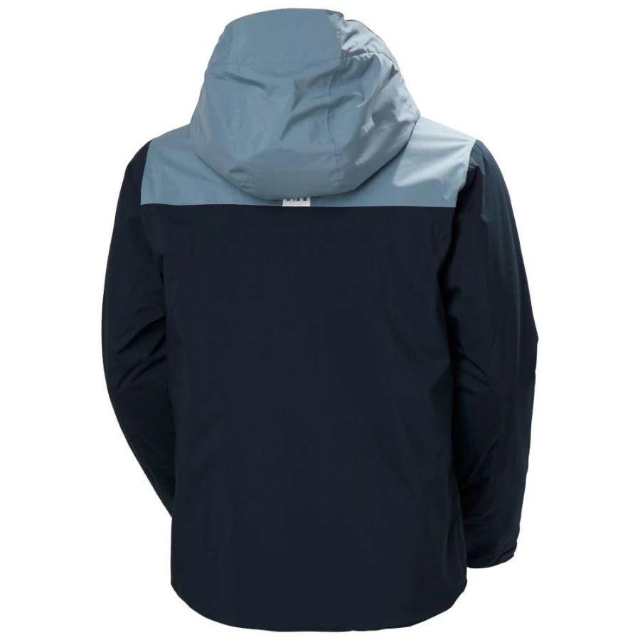 Helly Hansen Alpine Isolated Jacket - Hommes - Imperméable et coupe-vent - 2-Way Stretch - Coupe régulière - Bleu - Taille S