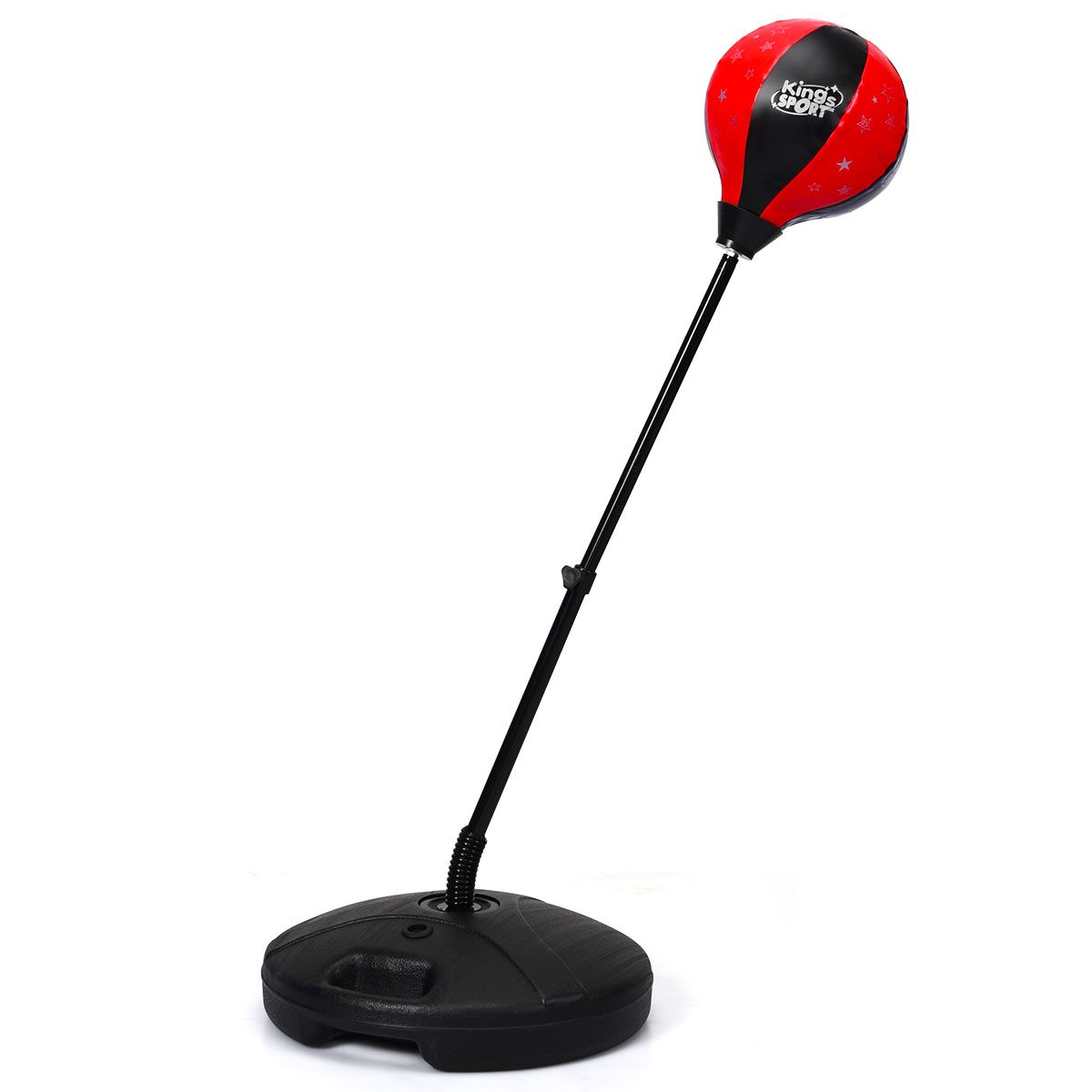 Coast Children's Boxing Set Adjustable Boxing Ball Holder with Gloves and Pump 81-123.5 cm Black/Red