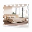 Miroir de maquillage Coast avec 15 LED - blanc - 58 x 48 x 10 cm