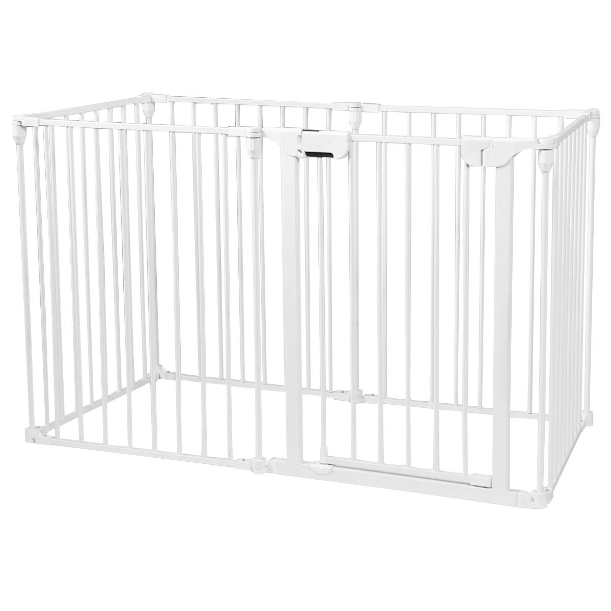 Coast Collapsible Fence - Nylon Plastic - 120 x 102 x 74cm - White