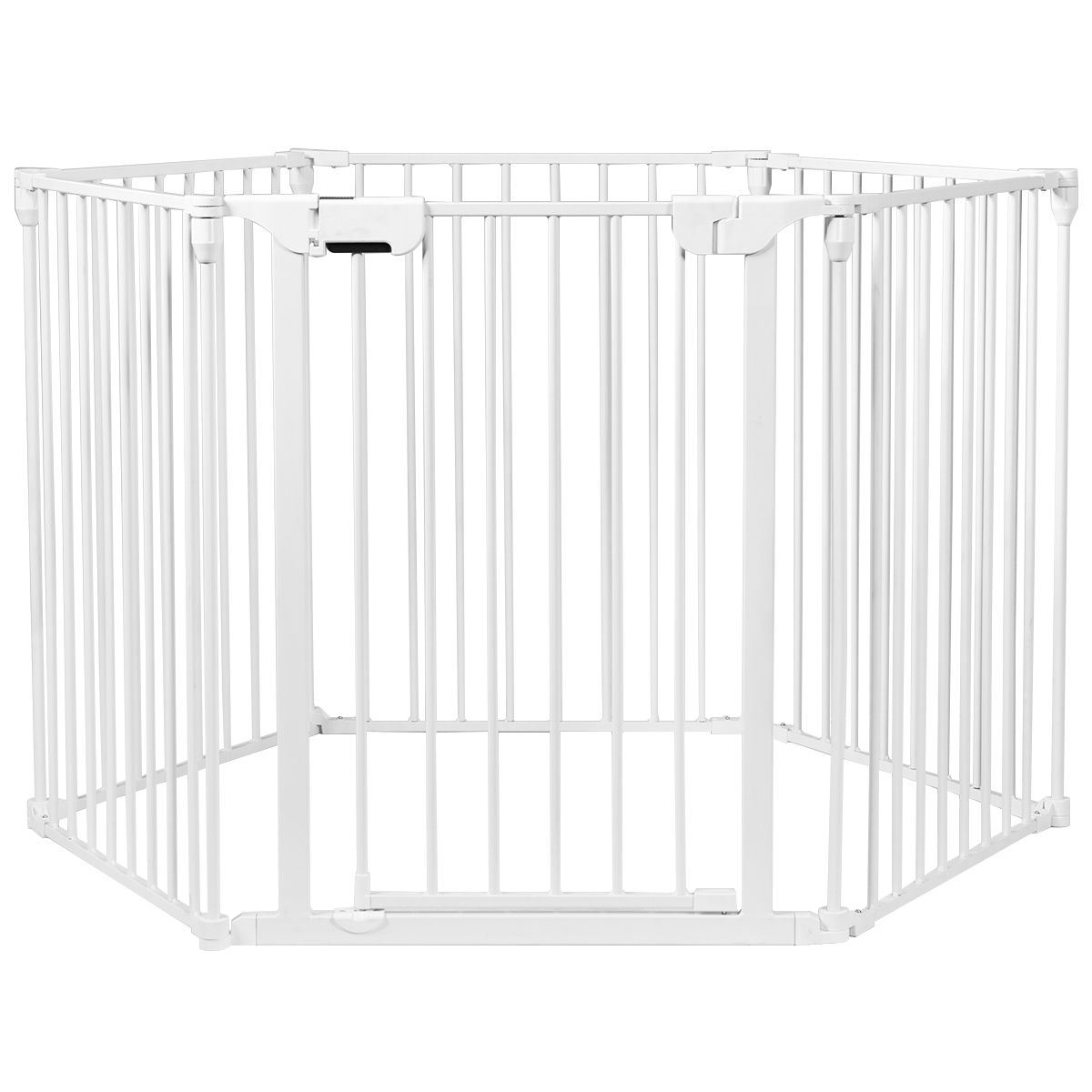 Coast Collapsible Fence - Nylon Plastic - 120 x 102 x 74cm - White