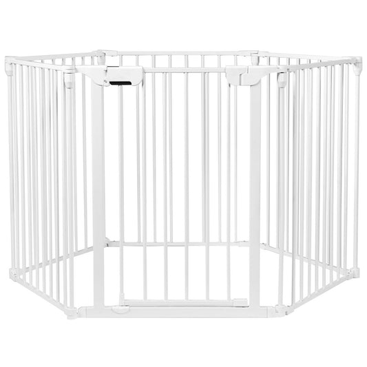 Coast Collapsible Fence - Nylon Plastic - 120 x 102 x 74cm - White