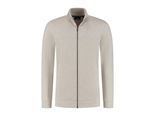 Boston Brothers Full Zip Sweat Vest - Sand - Size L