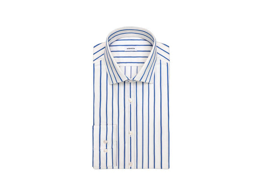 Seidensticker New Kent Slim Fit Shirt - 38 Mid Blue 01.849889-15
