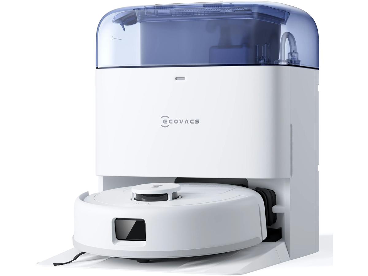 Ecovacs Deebot Mini Robot Aspirateur et Balai avec Petite Station Omni - Compact et Efficace