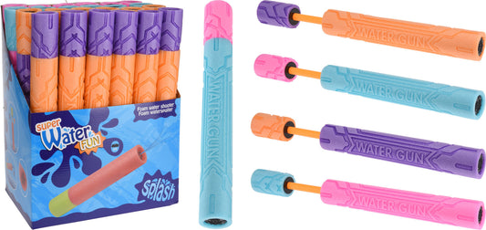 WaterFun - Pistolet à eau en mousse - 40x5 cm - Couleur aléatoire - Par 1 pièce