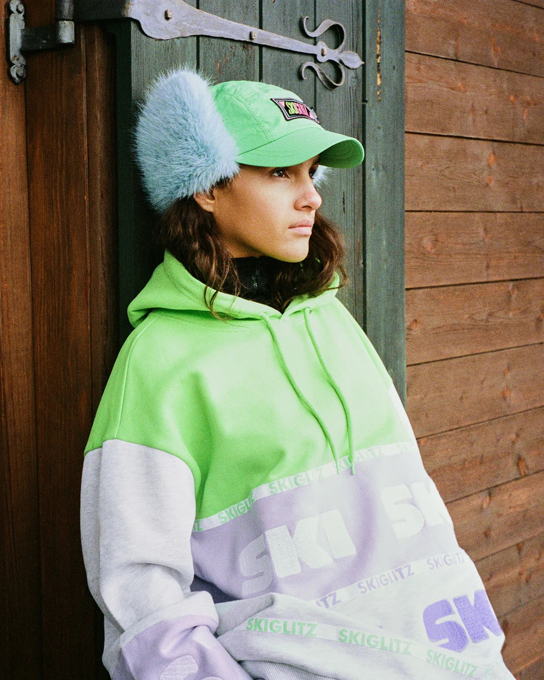 Stieglitz Heidi Hoodie Sweater Melange Grey - Confort oversize - 80% coton / 20% polyester - Collection SKIGLITZ - Taille M