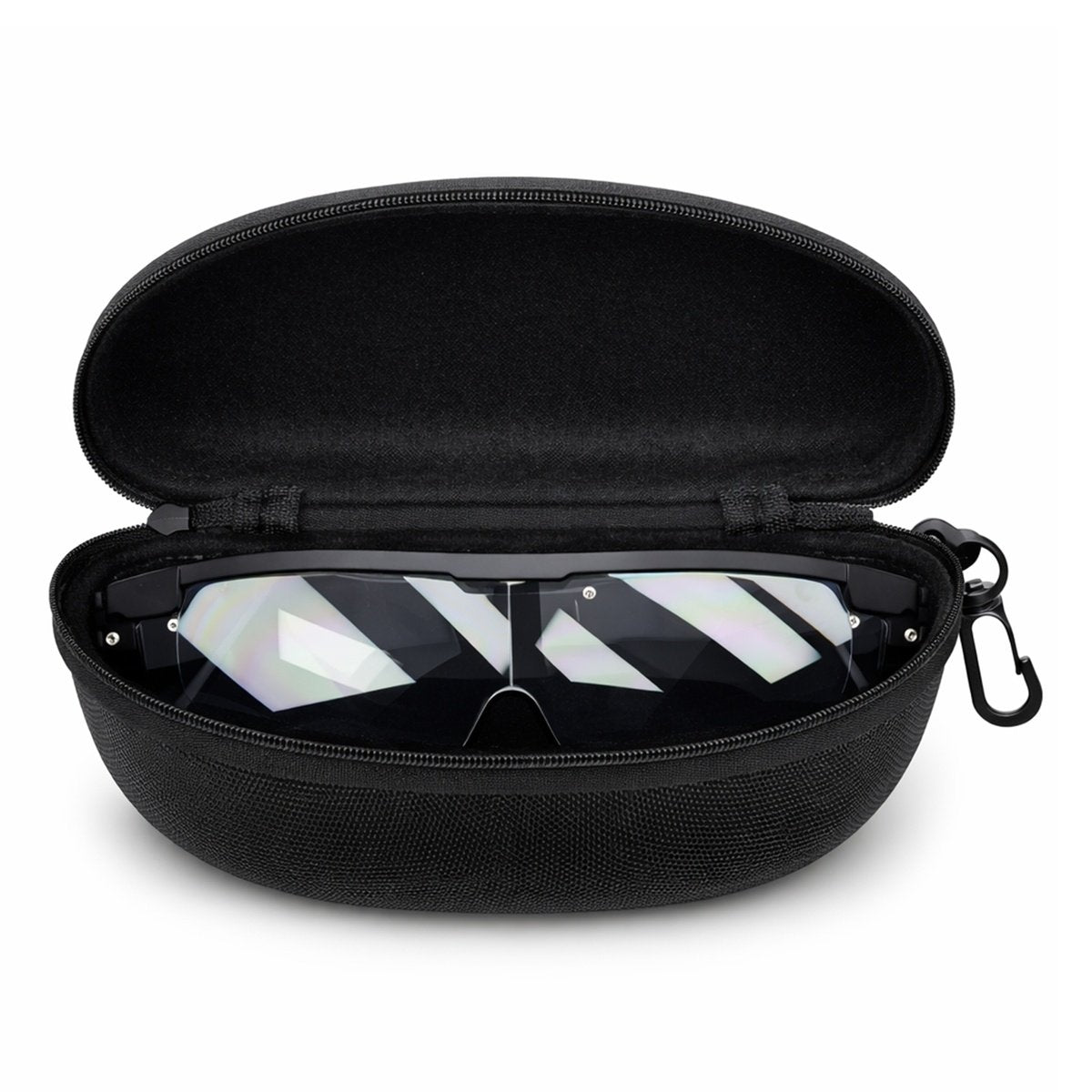 VEX - Lunettes loupe avec lumière LED - Grossissement 160% - Accessoires inclus - Noir