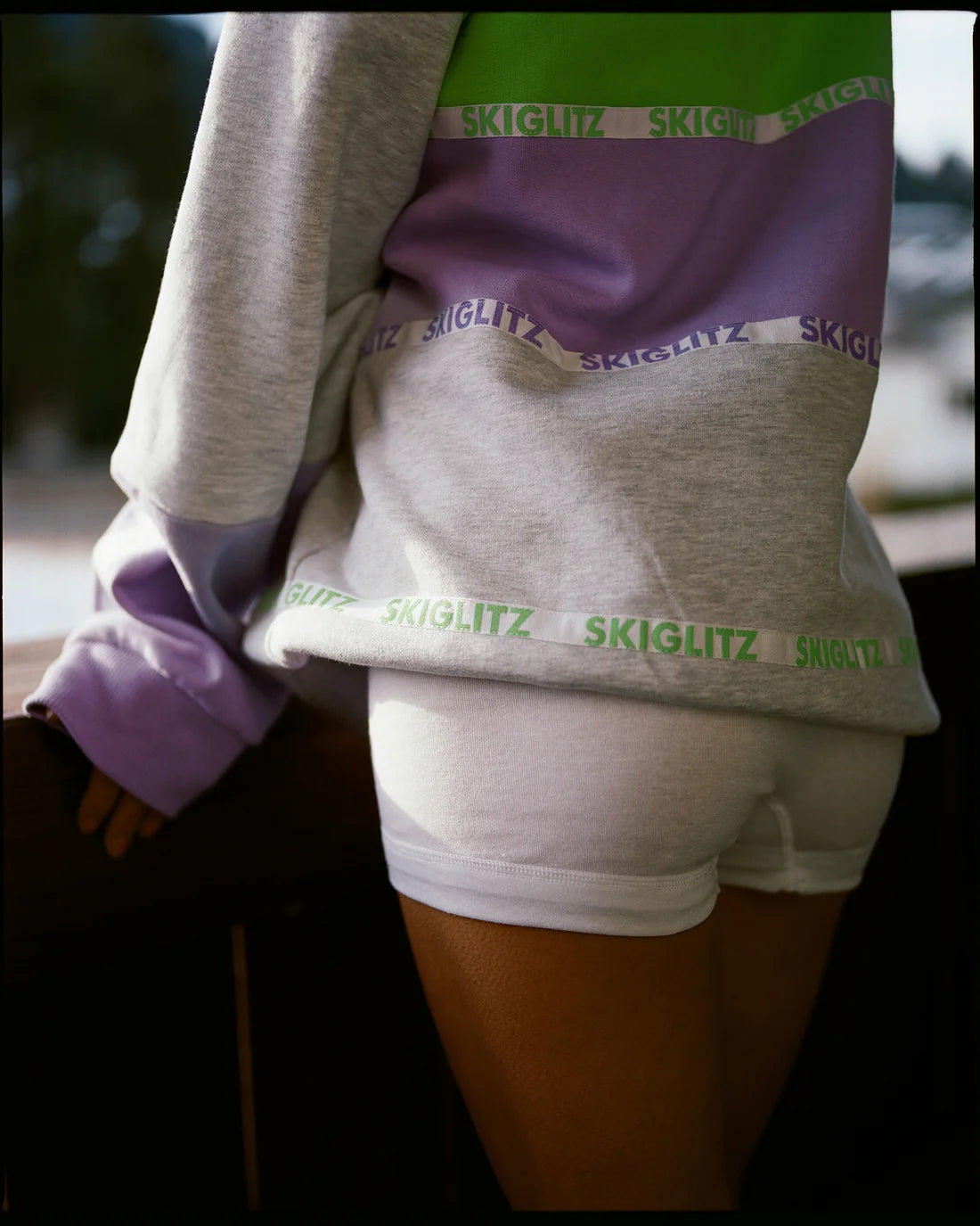 Stieglitz Heidi Hoodie Sweater Melange Grey - Confort oversize - 80% coton / 20% polyester - Collection SKIGLITZ - Taille M