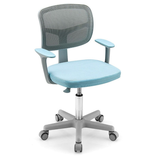 Chaise de bureau pour enfants Coast 360°- Chaise de jeunesse pivotante- Réglable en hauteur- Turquoise 80-91.5 cm