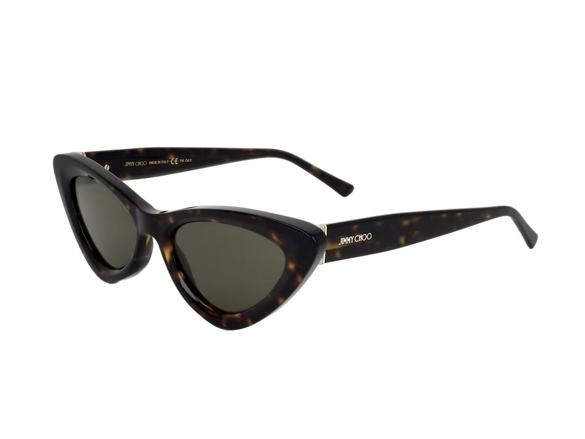 Jimmy Choo Addy/S Lunettes de soleil femme Havana 52-19-145