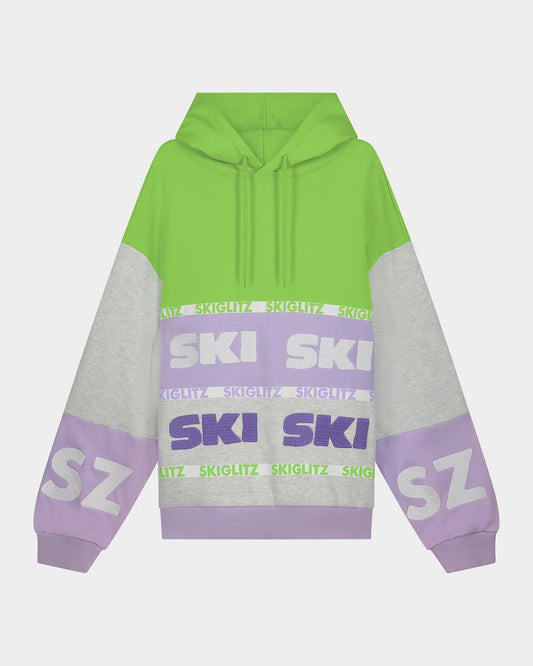 Stieglitz Heidi Hoodie Sweater Melange Grey - Confort oversize - 80% coton / 20% polyester - Collection SKIGLITZ - Taille M