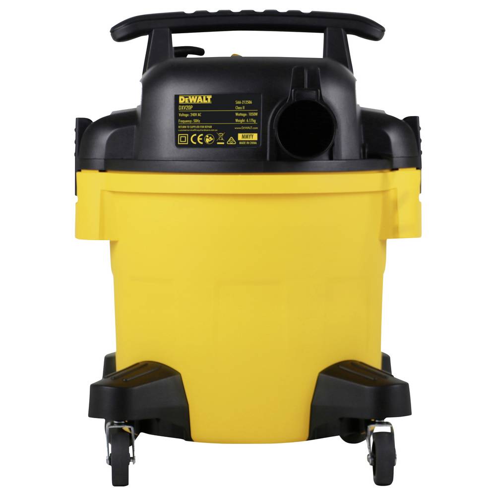 DeWalt 20L Vacuum Cleaner Set + Dust Adapter - Wet & Dry - 1050W Suction Power - Includes Accessories